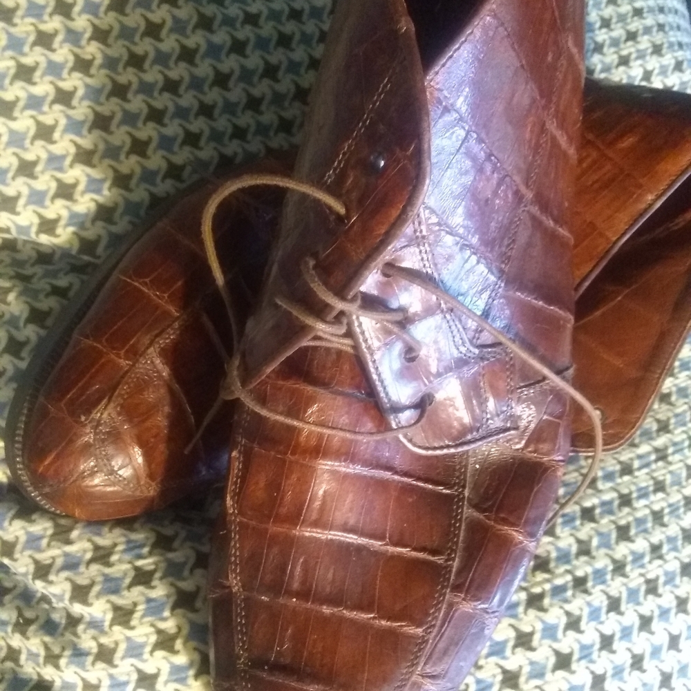 Belvedere Crocodile ankle boots sz.11.5D